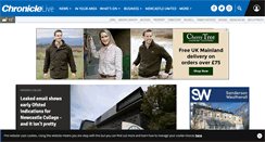 Desktop Screenshot of chroniclelive.co.uk